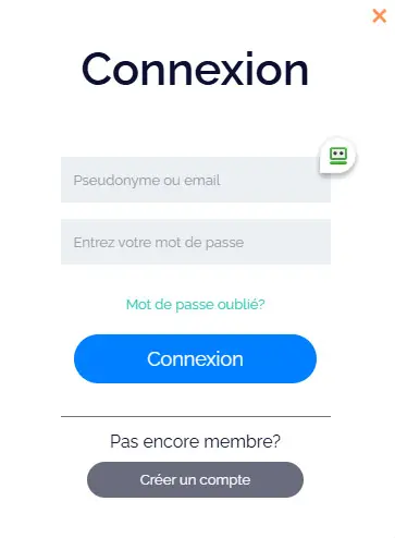 Connexion des membres du Casino Winner